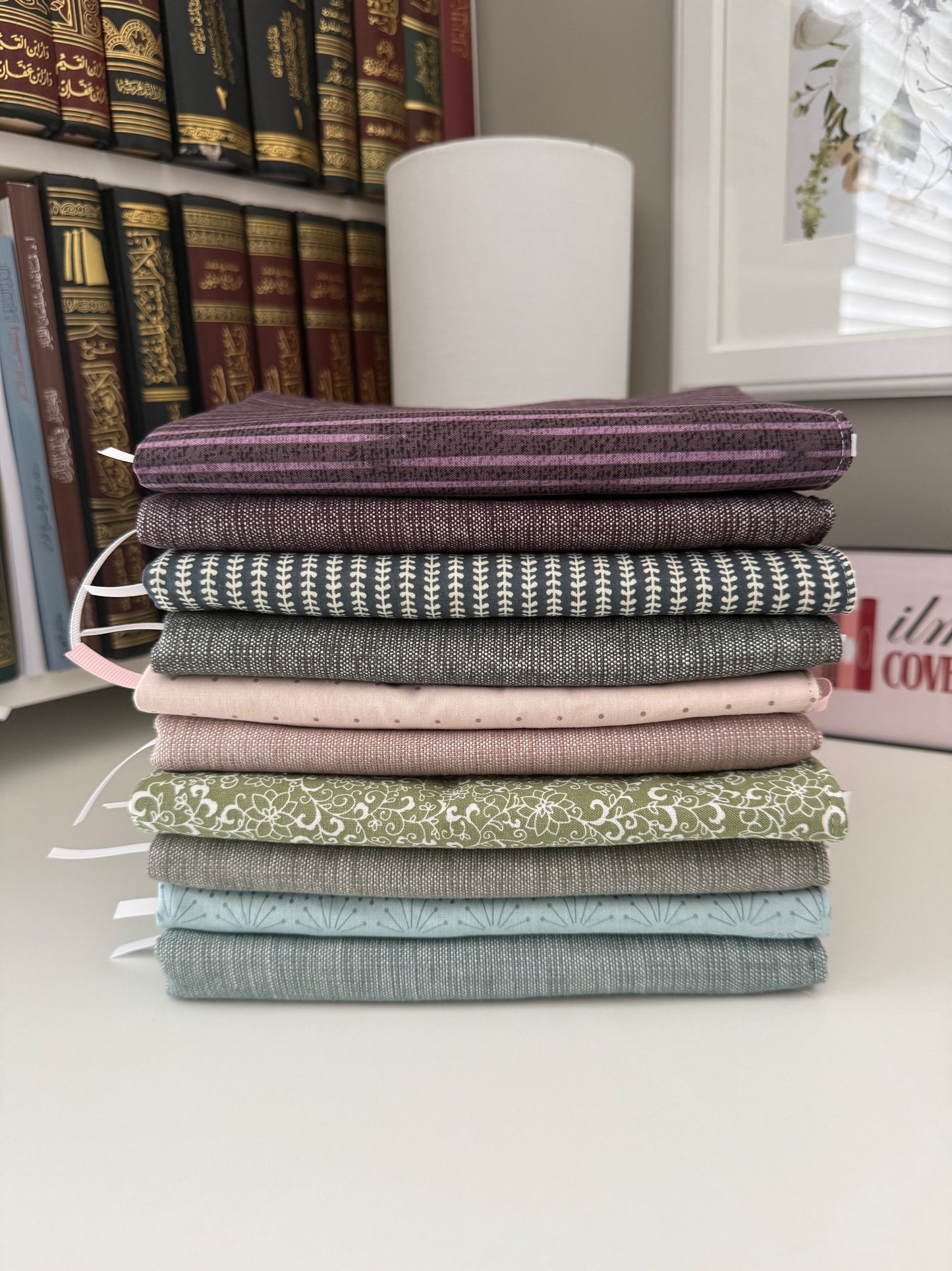reversible fabric Qurān covers