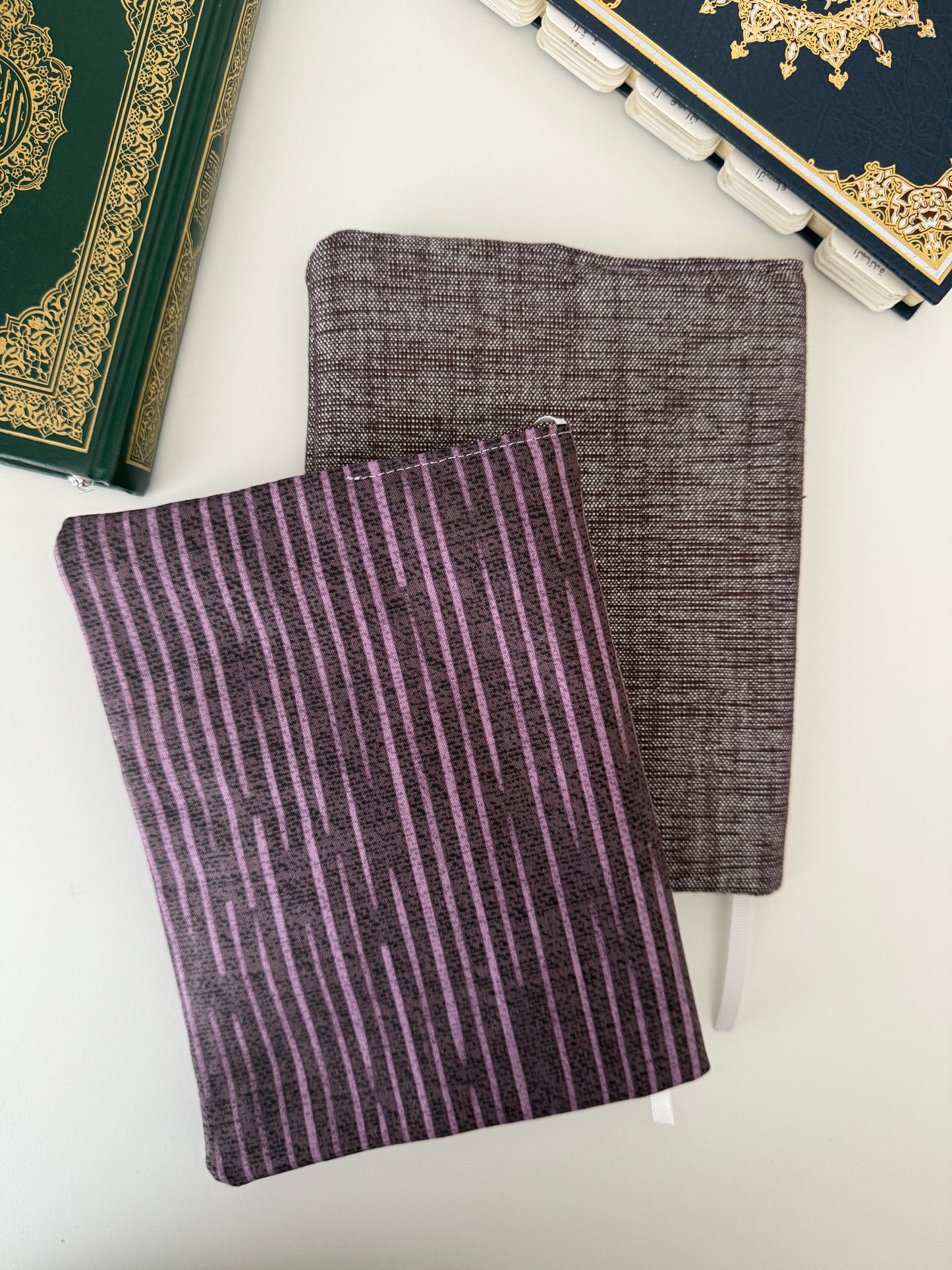 reversible fabric Qurān covers