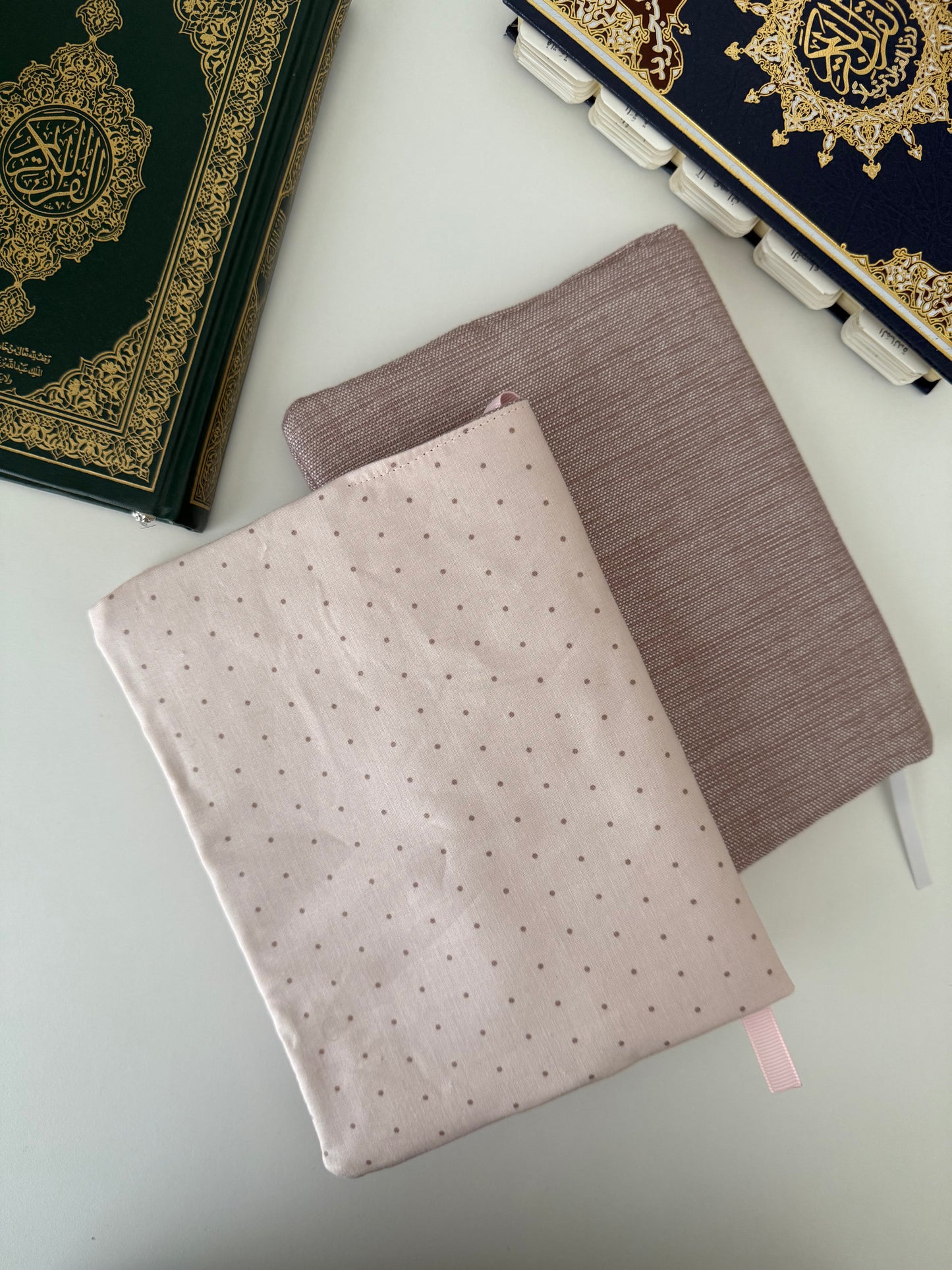 reversible fabric Qurān covers