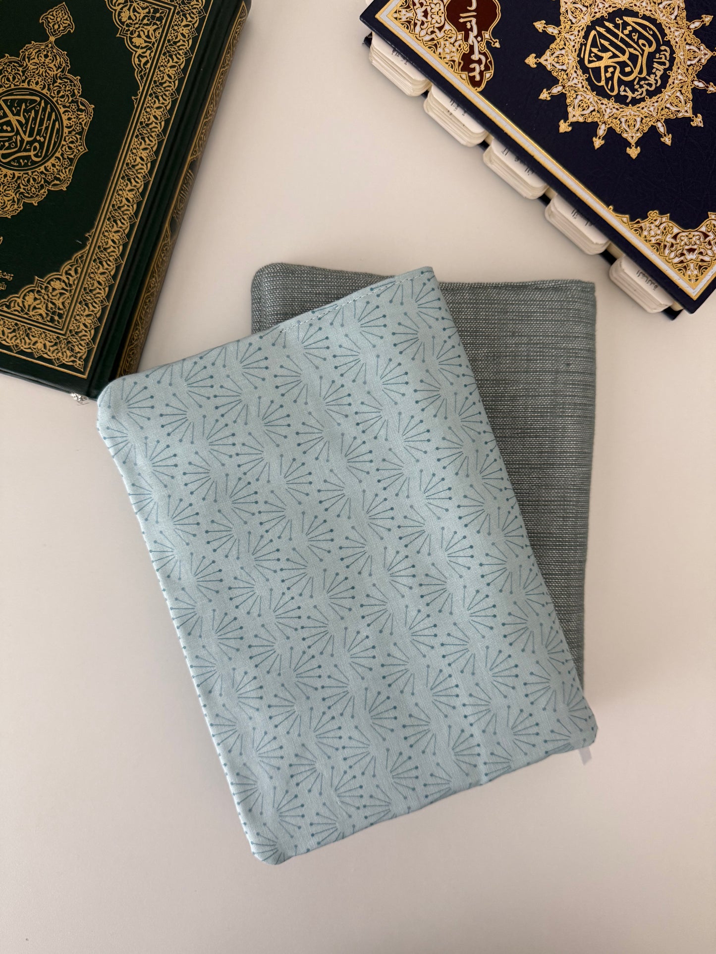 reversible fabric Qurān covers