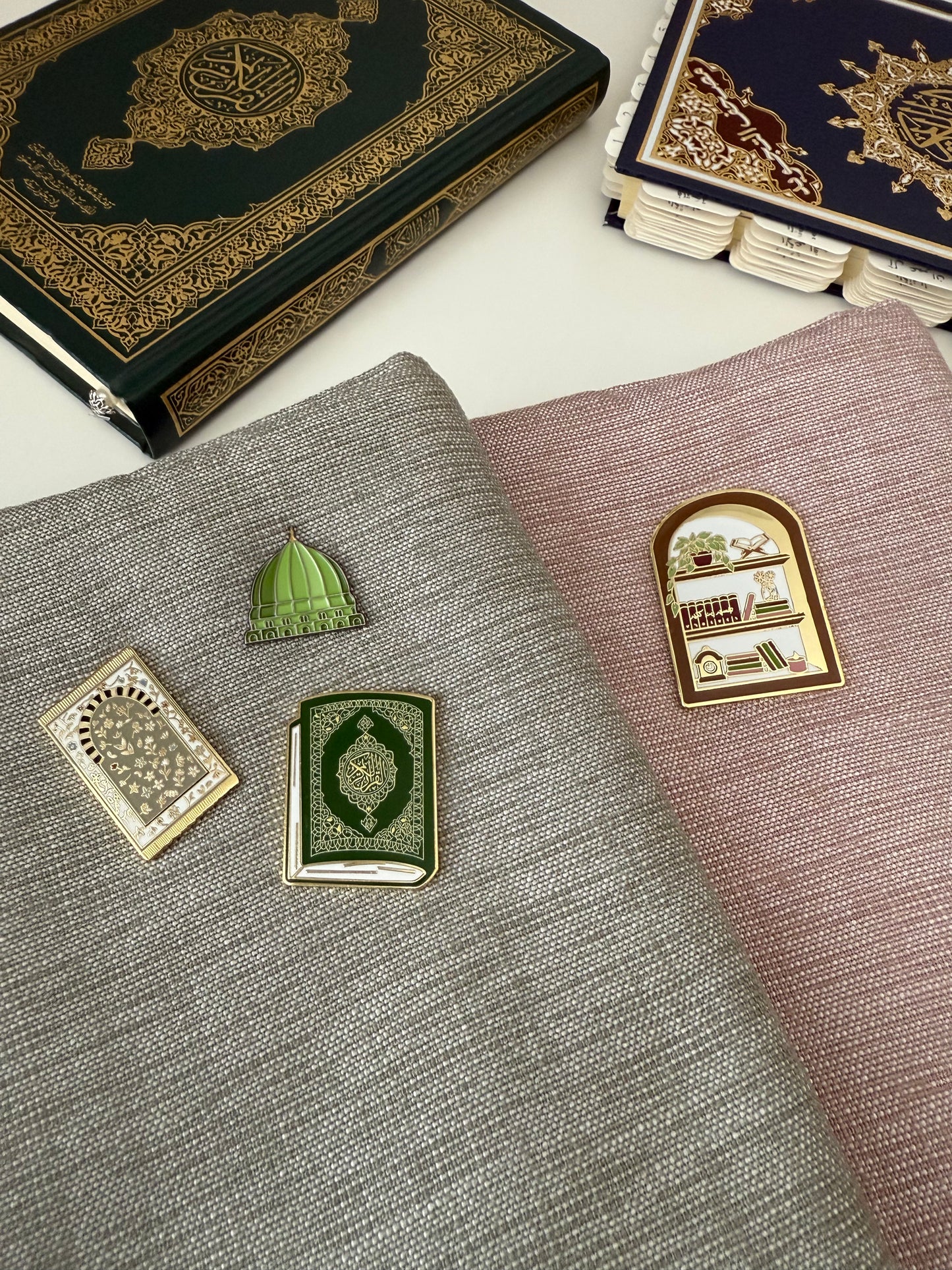reversible fabric Qurān covers